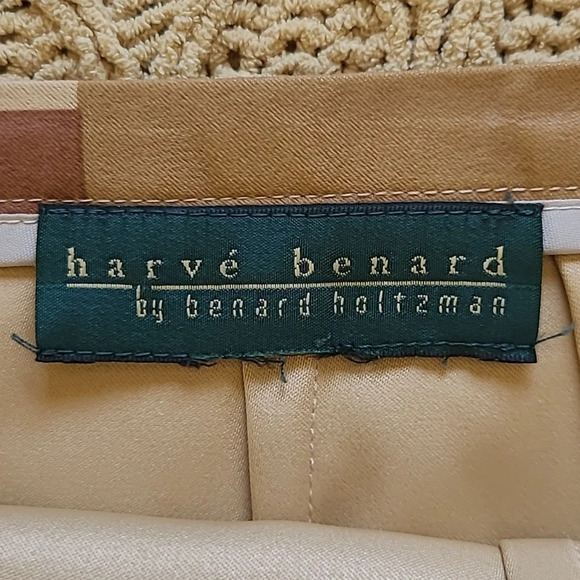 Womans Geometric Patterned Skirt - Brown and Tan - Picture 6 of 6